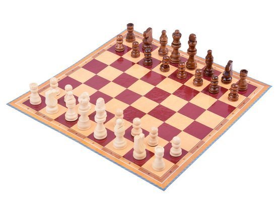 The classic JAWA wooden game Chess GR0387