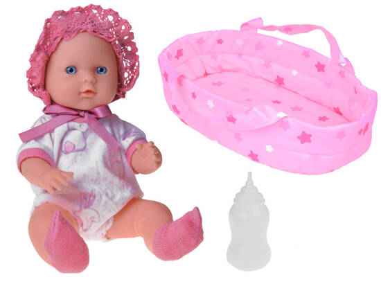 The doll in the carrier, the doll drinks and pees ZA5155