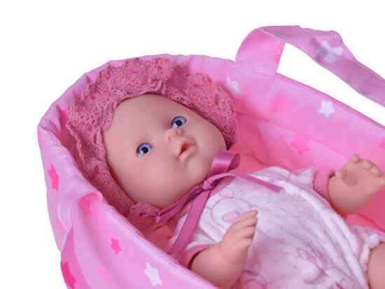 The doll in the carrier, the doll drinks and pees ZA5155