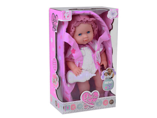 The doll in the carrier, the doll drinks and pees ZA5155