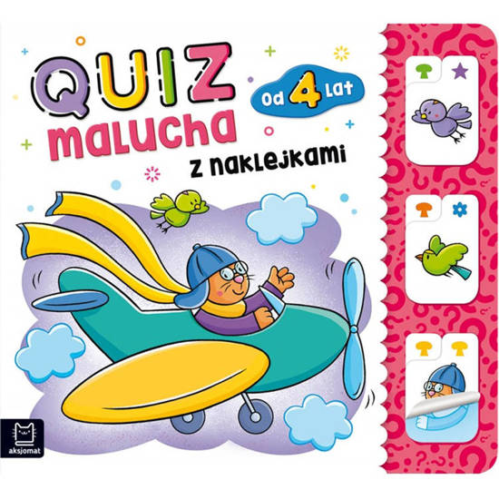 Toddler quiz with stickers from 4 years old KS0606