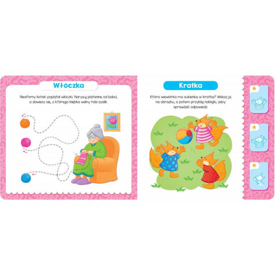 Toddler quiz with stickers from 4 years old KS0606