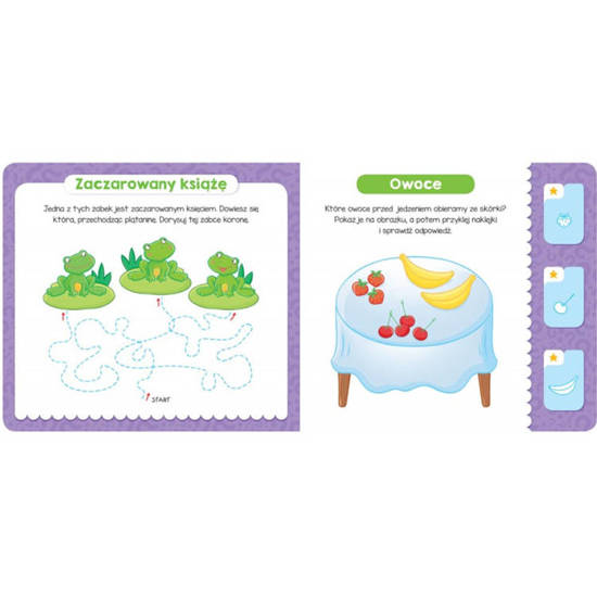 Toddler quiz with stickers from 4 years old KS0607