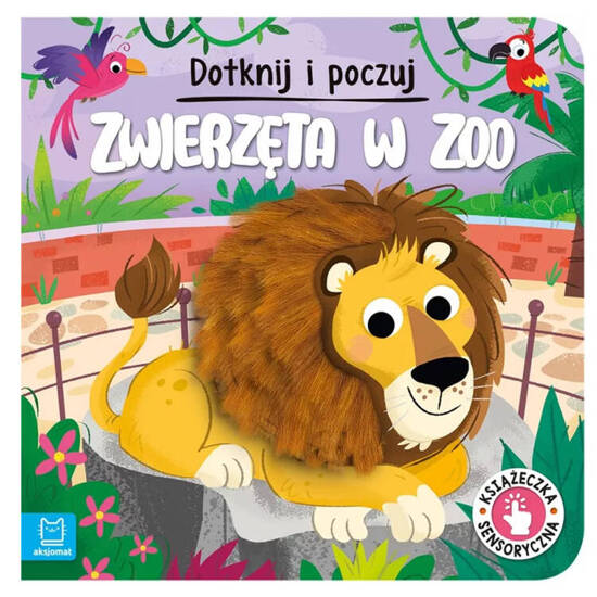 Touch and feel Zoo animals sensory book KS0908