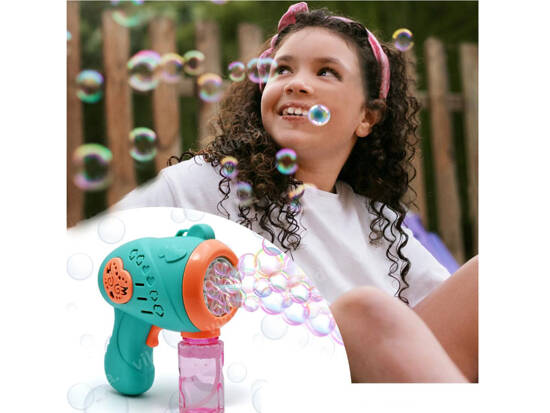 Toy Colorful Bubble Gun Soap bubbles ZA4955 NI