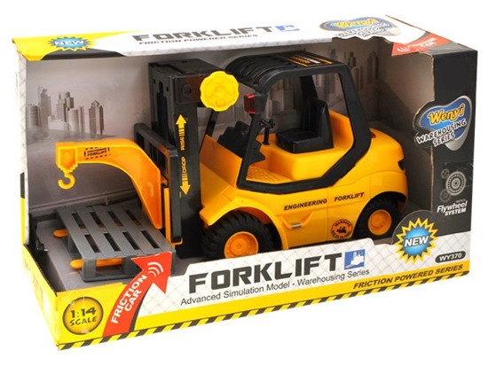 Toy FORKLIFT TRUCK palette ZA1647