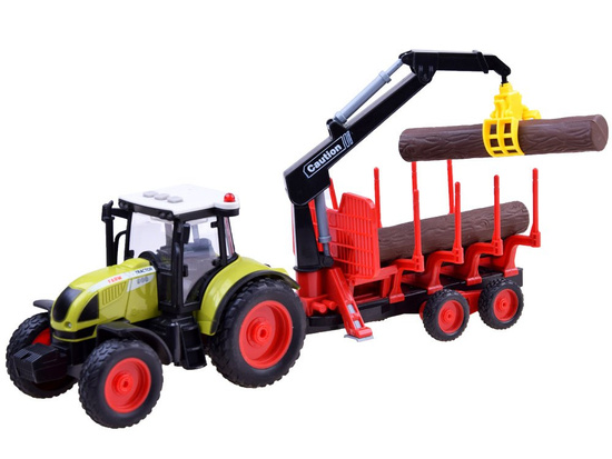 Toy Tractor and trailer agricultural machinery ZA2436