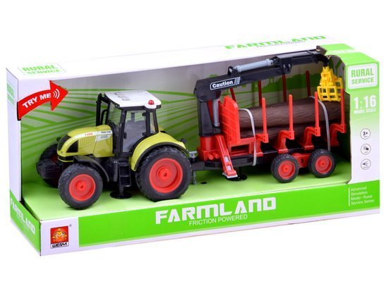 Toy Tractor and trailer agricultural machinery ZA2436