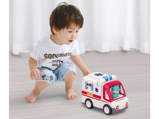 Toy car Ambulance interactive patient ZA4540