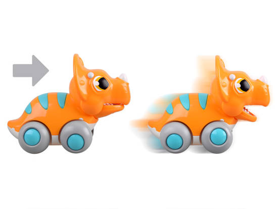 Toy car Riding Dinosaur Triceratops toy ZA4533
