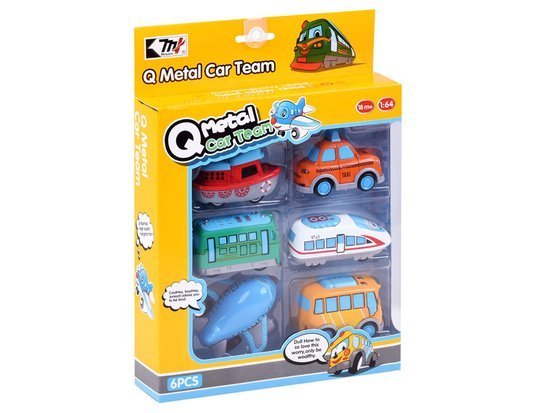 Toy car set, plane, train, bus, boat, ZA3320