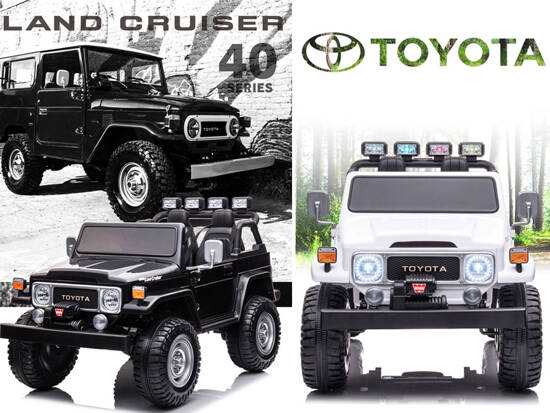 Toyota Land Cruiser PA0285 battery-powered 2-person car