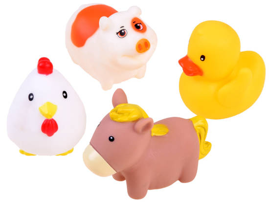Toys. Rubber bathing animals ZA3960
