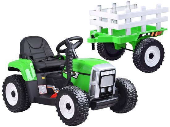 Tractor with a trailer for a battery + PA0242 remote control