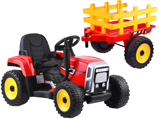 Tractor with a trailer for a battery + PA0242 remote control