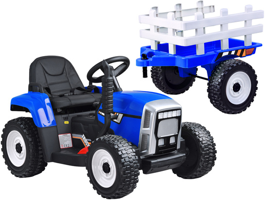 Tractor with a trailer for a battery + PA0242 remote control