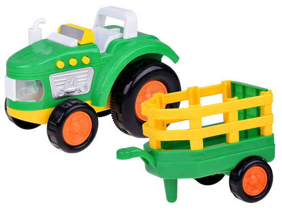 Tractor with trailer Farmer and animals sound + light ZA5390