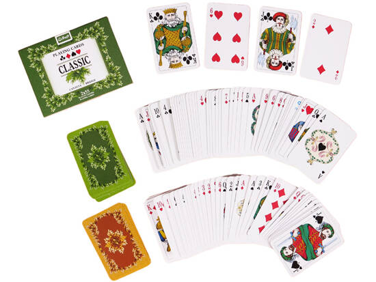 Trefl classic deck of cards Playing cards - Classic 2 x 55 KS0166