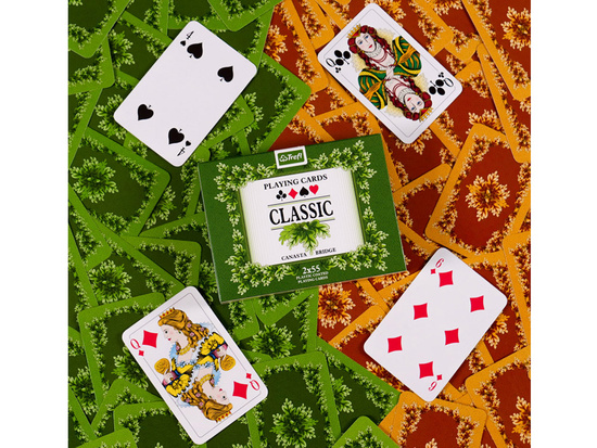 Trefl classic deck of cards Playing cards - Classic 2 x 55 KS0166