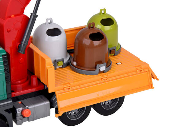 Truck Educational Garbage Truck + Garbage Bins Sound ZA5230