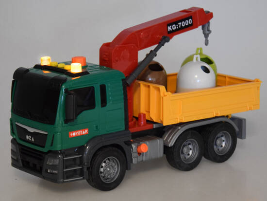 Truck Educational Garbage Truck + Garbage Bins Sound ZA5230