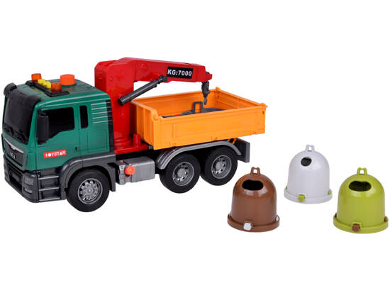 Truck Educational Garbage Truck + Garbage Bins Sound ZA5230