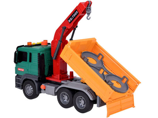 Truck Educational Garbage Truck + Garbage Bins Sound ZA5230