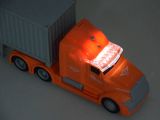 Truck TIR + semitrailer with sound light ZA3832