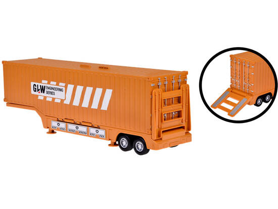 Truck with container - lights and sound ZA5065