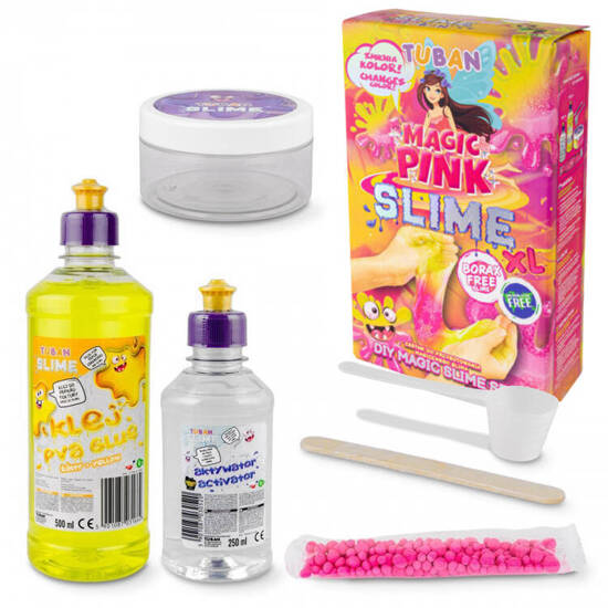 Tuban Slime Magic Pink XL creative set changes color ZA5166