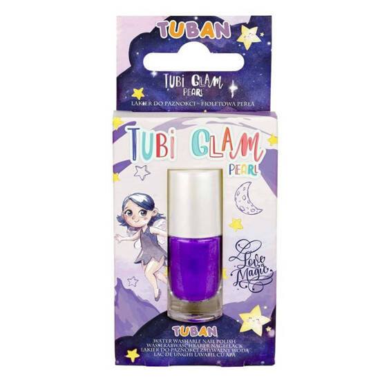 Tuban Tubi Glam nail polish for children, pearl purple 5ml ZA5165