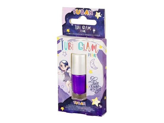 Tuban Tubi Glam nail polish for children, pearl purple 5ml ZA5165