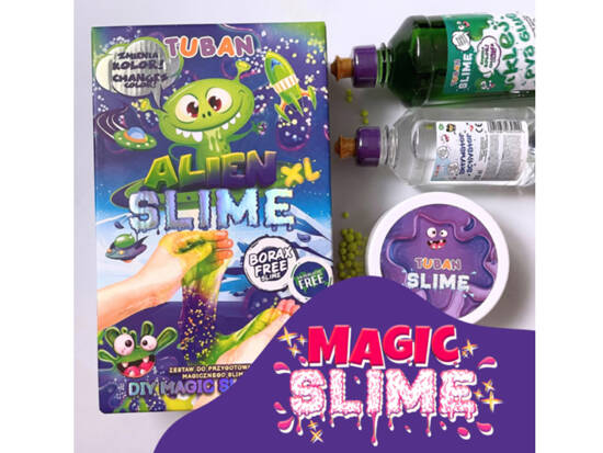 Tuban creative set Slime Alien XL magical slime changes color ZA5167