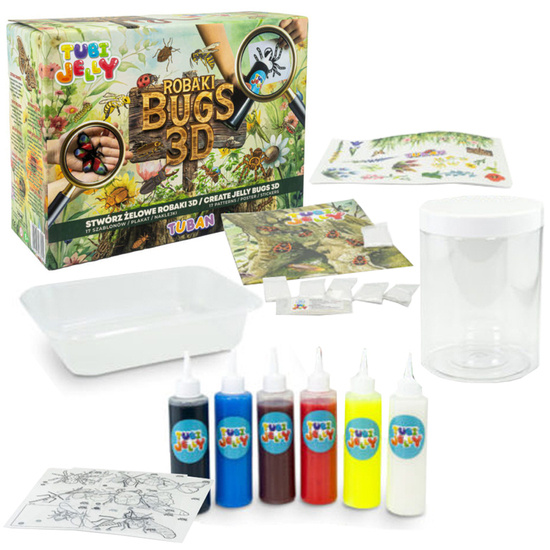 Tuban creative set Tubi Jelly Worms gel figures 3D ZA5542