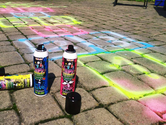 Tuban neon Chalk spray make your own graffiti ZA4518