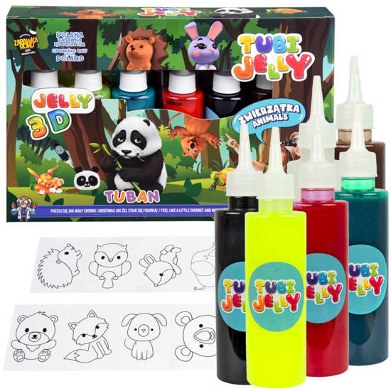 Tuban set Tubi Jelly animals 6 colors ZA4838