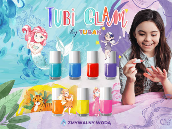 Tubi Glam WATER-WASHABLE varnish for children ZA4022