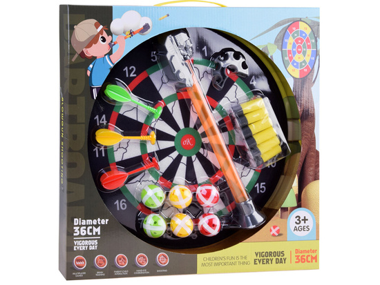 Velcro shield darts cartridges balls game SP0727