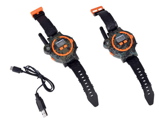 Walkie talkie 2 Multifunction watches Range 200m Compass ZA5463