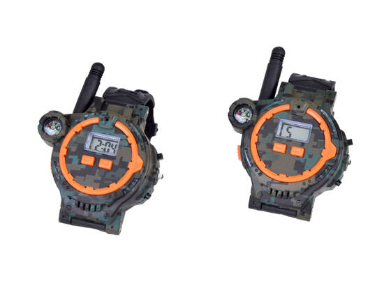 Walkie talkie 2 Multifunction watches Range 200m Compass ZA5463