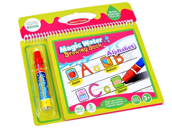 Water painting learning English letters ZA2995