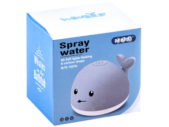 Whale toy The bath fountain lights ZA3880