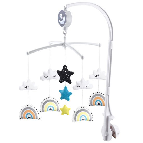 Wind-up CAROUSEL for a baby rainbow ZA4319