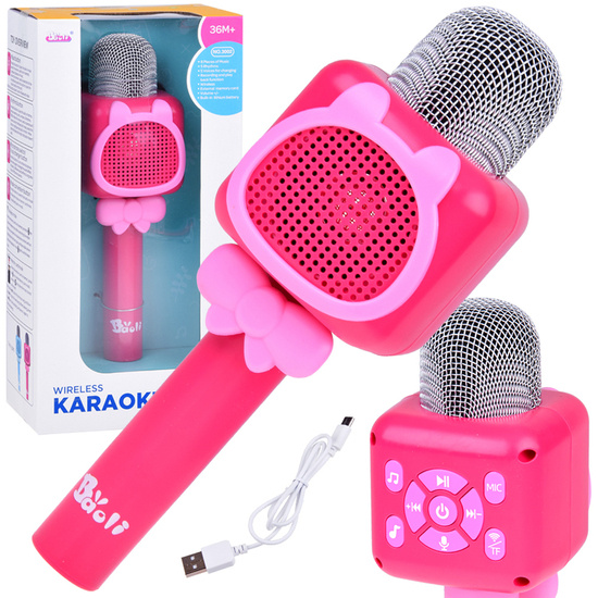 Wireless Microphone for children KARAOKE recording Bluetooth IN0168