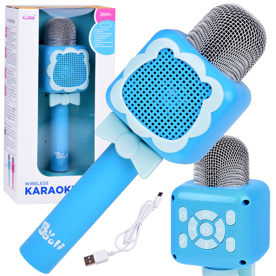 Wireless Microphone for children KARAOKE recording Bluetooth IN0168