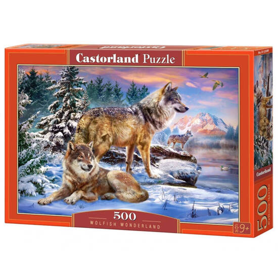 Wolfish Wonderland 500 Piece Puzzle