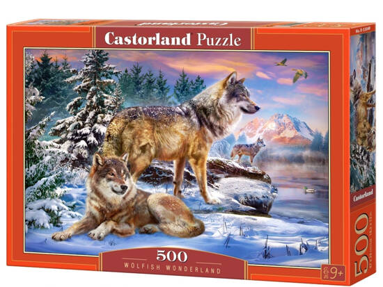 Wolfish Wonderland 500 Piece Puzzle