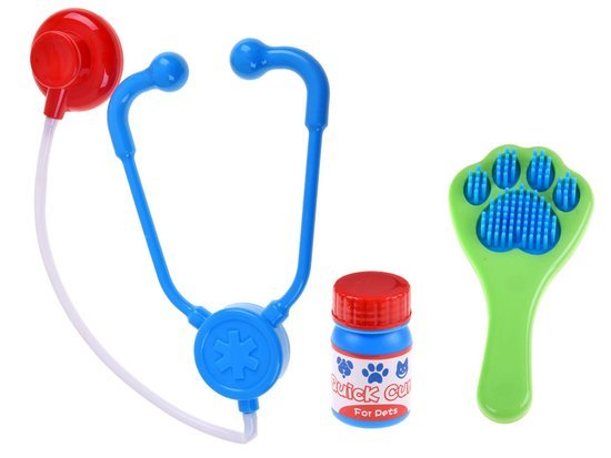 Young vet set, playing at the doctor ZA3188