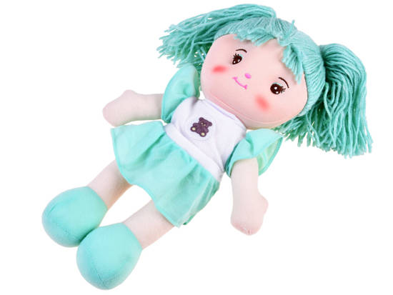 Zuzia rag doll 33cm in a mint dress ZA3853