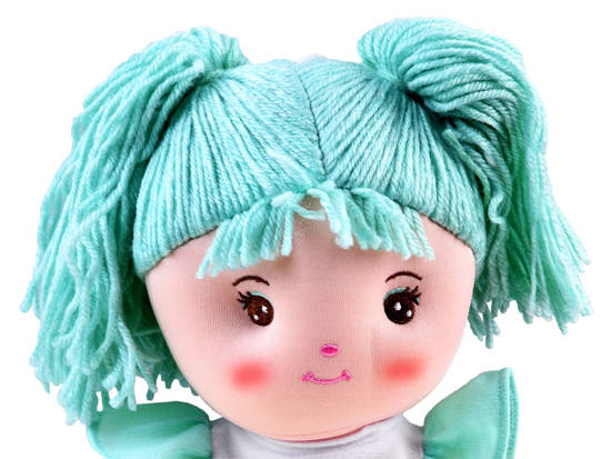 Zuzia rag doll 33cm in a mint dress ZA3853